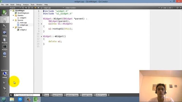 Tutorial Qt Creator - QListWidget смотреть онлайн