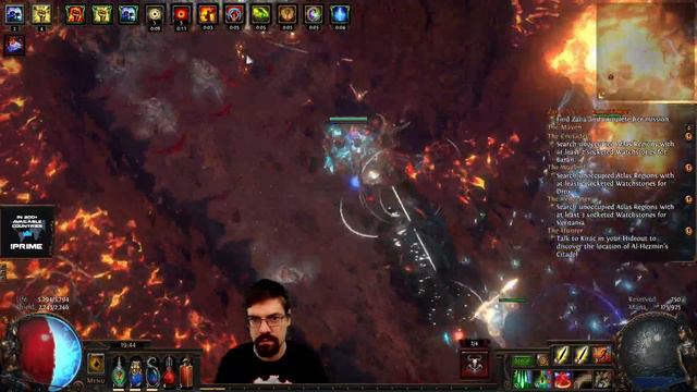 CohhCarnage Plays Path of Exile: Echoes of the Atlas (Ziz's Blade Blast Champion Build) - Episode 7 смотреть онлайн