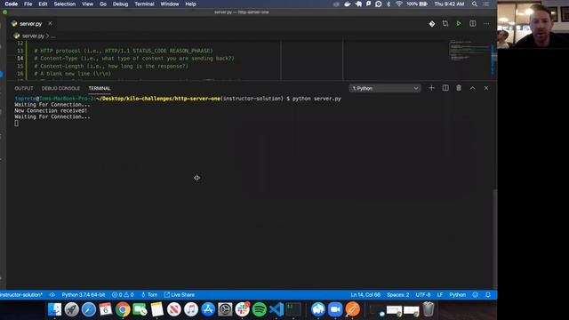 W5D4: HTTP Server One - Part 1 (1 of 2) смотреть онлайн