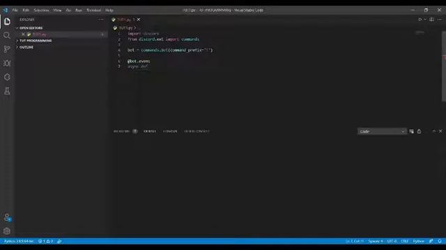 HOW TO MAKE A DISCORD BOT | #1 MAKING OFF | DSCORD.PY смотреть онлайн