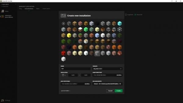 HOW TO USE THE MINECRAFT JAVA LAUNCHER