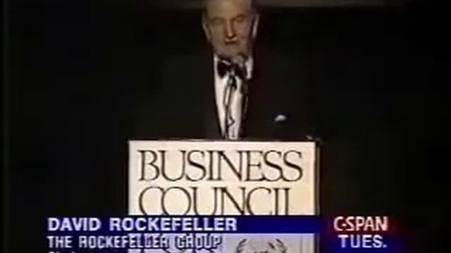 Выступление Дэвида Рокфеллера в ООН о перенаселении планеты смотреть онлайн