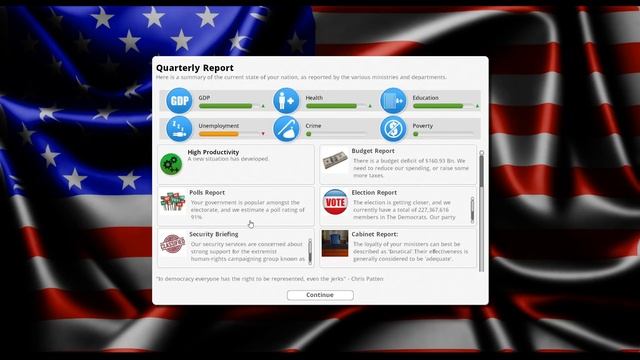 Democracy 3 Electioneering #03 - USA