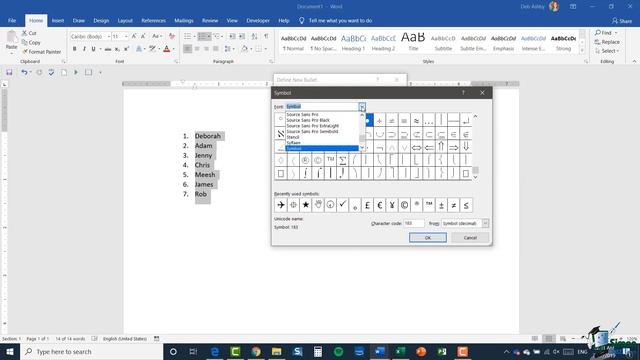 How to Use Bullets and Numbers in Microsoft Word 2019: MS Word Tutorial смотреть онлайн