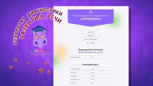 Видео до и после занятия с онлайн логопедом в Логопотам. Егор. смотреть онлайн