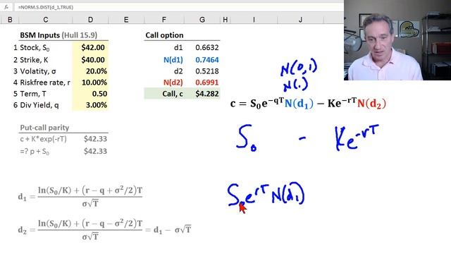 How to interpret N(d1) and N(d2) in Black Scholes Merton (FRM T4-12) смотреть онлайн
