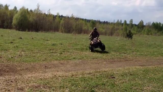 'Покатушки' на квадрике Irbis ATV150U с ГрифМоторс часть 2 смотреть онлайн