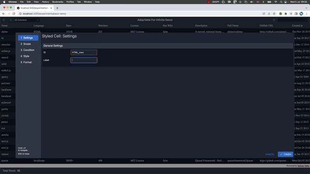 Creating Conditional Styles in AdapTable for Infinite Table смотреть онлайн