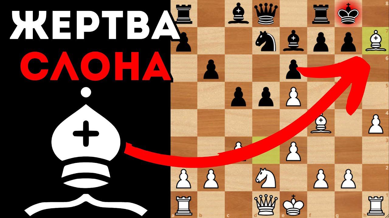 Красивая жертва Слона на h7 в Лондонской системе смотреть онлайн