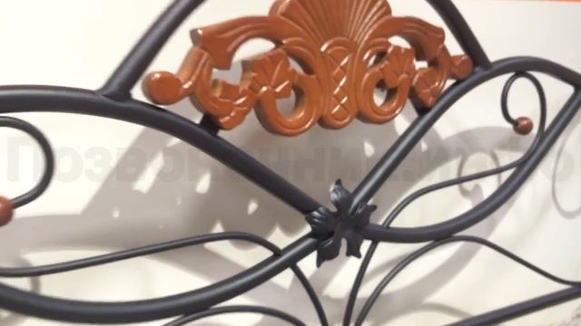 Кровать Ormatek Garda 2 из массива гевеи и металла