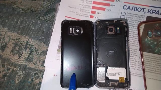 РАЗОБРАЛ СМАРТФОН SAMSUNG GALAXY S7. СТРАННЫЕ НАДПИСИ МАРКЕРОМ НА КРЫШКЕ смотреть онлайн
