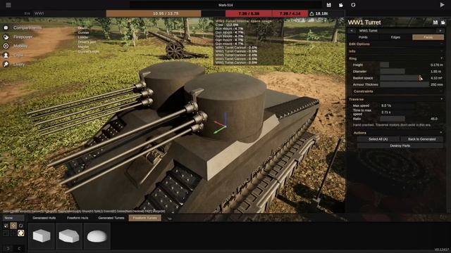 I Built A Tank That Would've WON WW1 EASILY In Sprocket Tank Design Game! смотреть онлайн