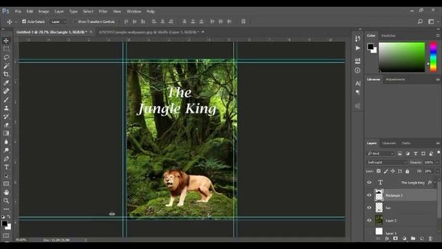 How to Design a Book Cover in Photoshop смотреть онлайн