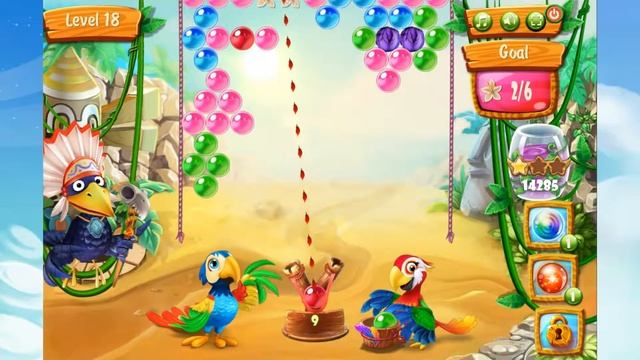 Bubble Parrots | Level 18 смотреть онлайн