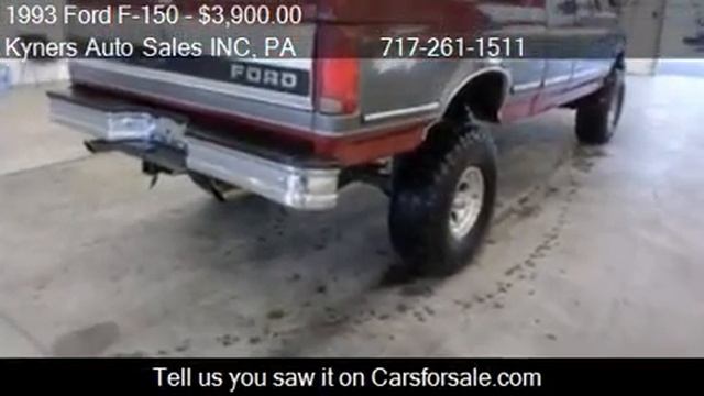 1993 Ford F-150 XL For Sale In Chambersburg, PA 17202 At The