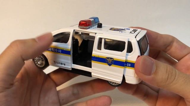 그랜드 스타렉스 경찰차 과학수사 형사기동대 언박싱 Starex police car unboxing video for kids смотреть онлайн