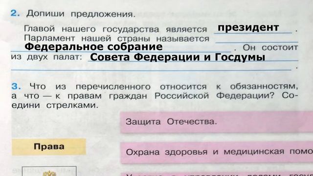 Окружающий мир. Рабочая тетрадь 4 класс 2 часть. ГДЗ стр. 65 №2 смотреть онлайн