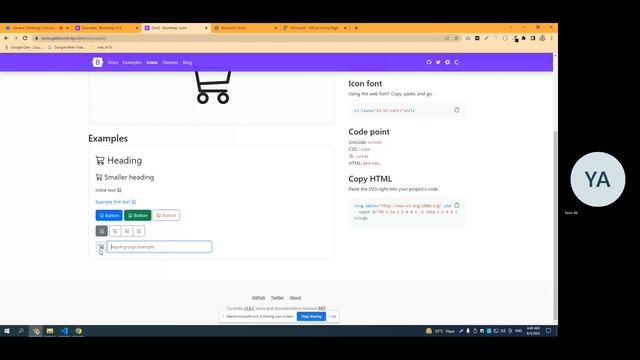 bootstrap Navbar customization, utility classes and adding font icons смотреть онлайн