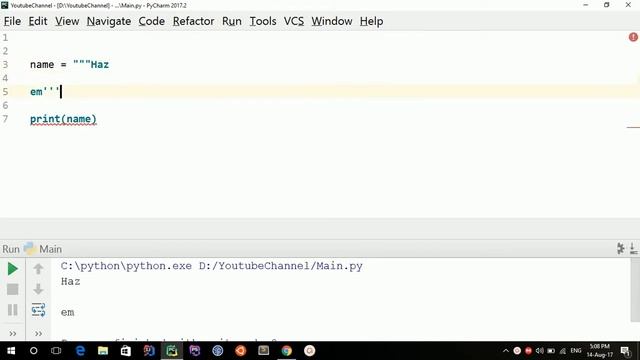Lesson_8: Python Basic Syntax last | الدرس8: التعليقات و الاقتباس و أساسيات أخرى смотреть онлайн