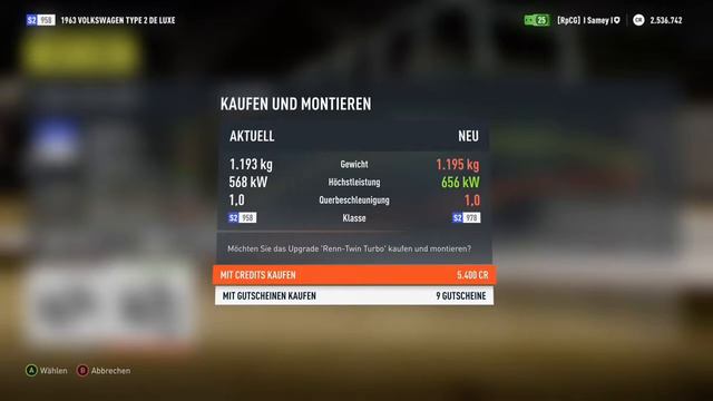Forza Horizon 2 -- 1963' VW Bully Type 2 DeLuxe смотреть онлайн