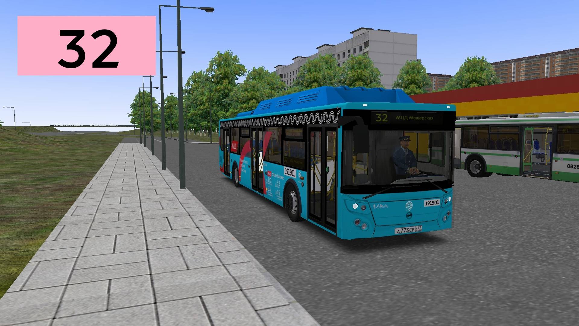 OMSI 2: Автобус №32 Метро Рассказовка - МЦД Мещерская смотреть онлайн