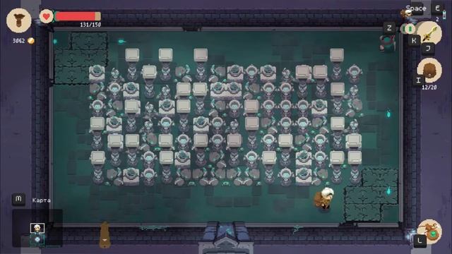 "КОРОЛЬ ГОЛЕМОВ" БОСС! Прохождение Moonlighter #4 смотреть онлайн