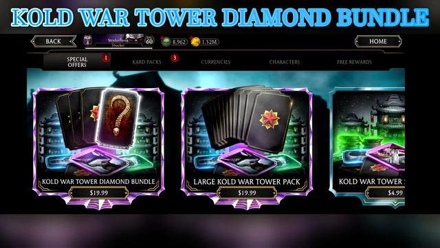 MK Mobile - Kold War Tower Diamond Bundle Pack Opening смотреть онлайн