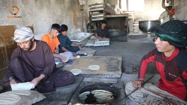 How To Making Afghani Tandoori Naan  | Afghan Village Bakery