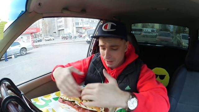 Самый большой сэндвич Subway за 1660 руб??? Все топпинги Сабвей в один саб! Обзор еды смотреть онлайн