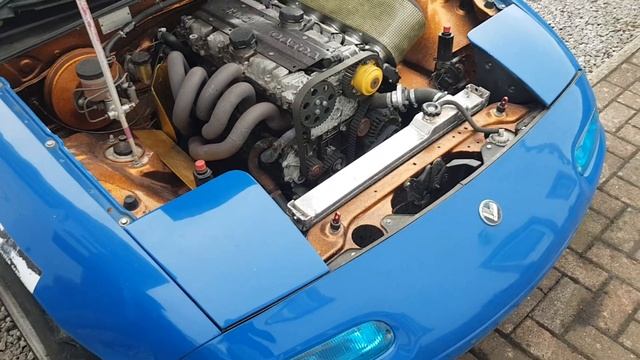 Volvo powered mx5 - Walk around смотреть онлайн
