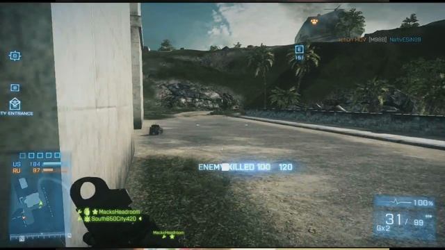 BF3 How to Destroy 1 enemy vehicle with Repair Torch for B2K Assignments смотреть онлайн