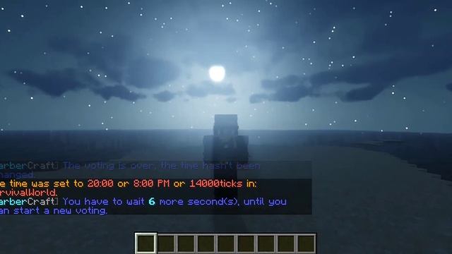 Minecraft Plugin Display: Time Vote & Weather Vote смотреть онлайн