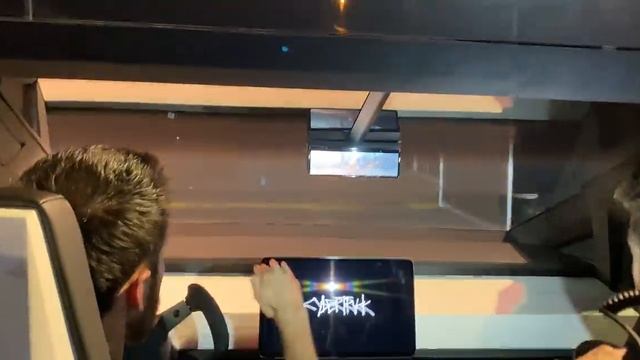 I RODE IN THE TESLA CYBERTRUCK! смотреть онлайн