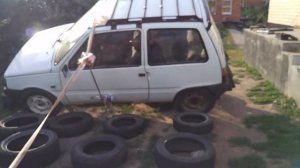 Временный ремонт подрамника на Оке (ВАЗ 1113)