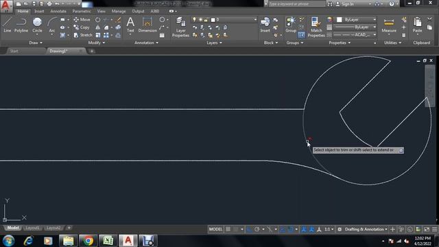 How to Make Spanner in AutoCAD 2D | Autocad 2D and 3D Drawing for beginners | AutoCAD 3D design смотреть онлайн