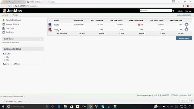 Add Slave node in Jenkins master in Amazon AWS Environment смотреть онлайн