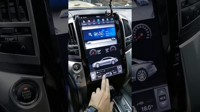 Land Cruiser VXR tesla style Android screen تويوتا كروزر في اكس ار اندرويد تيسلا смотреть онлайн