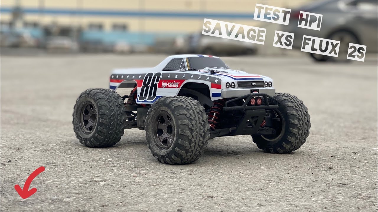 HPI SAVAGE XS FLUX тест Монстра на 2S, ОН может! | poritor rc смотреть онлайн