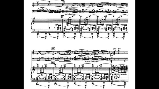 Gaspar Cassadó - Piano Trio in C Major (1926) [Score-Video] смотреть онлайн