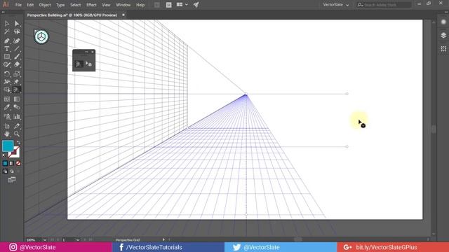 How to Draw Perspective Vector Illustration in Adobe Illustrator смотреть онлайн