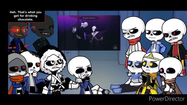 Sans aus react to Ink & Cross vs Fatal Error // Underverse 0.7 part 2 // No ships смотреть онлайн