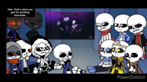 Sans aus react to Ink & Cross vs Fatal Error // Underverse 0.7 part 2 // No ships