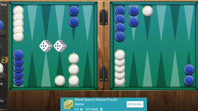 Backgammon Classic - Gameplay - Game 4 - RESIGN смотреть онлайн