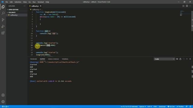 CALLBACK FUNCTIONS | SYNCHRONOUS & ASYNCHRONOUS | JAVASCRIPT смотреть онлайн