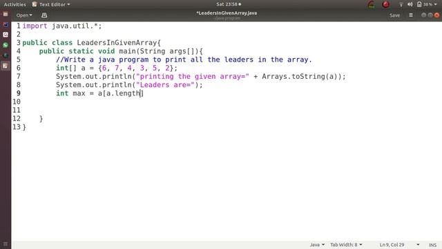[Problem-4] Find Leaders in given array in O(n) Time Complexity смотреть онлайн