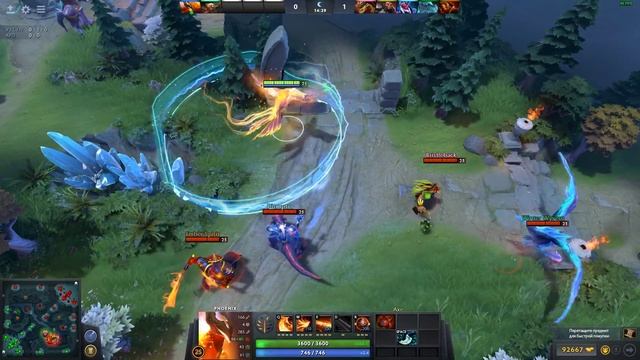 Фишка с лучом феникса в Dota 2 смотреть онлайн