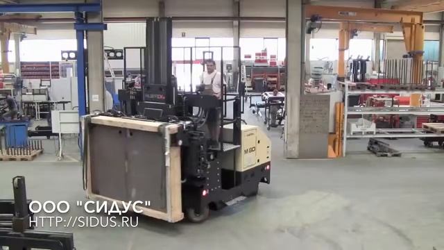 Транспортер стекольных рам Hubtex (8-33 тонны) смотреть онлайн