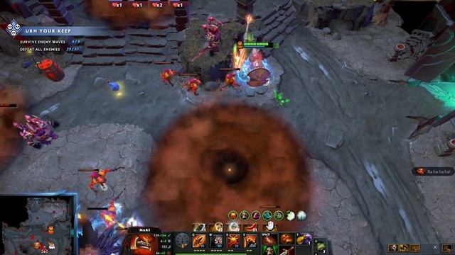 Dota 2 Aghanim's Labyrinth First game - Badlands Bandit 9/11 bug смотреть онлайн