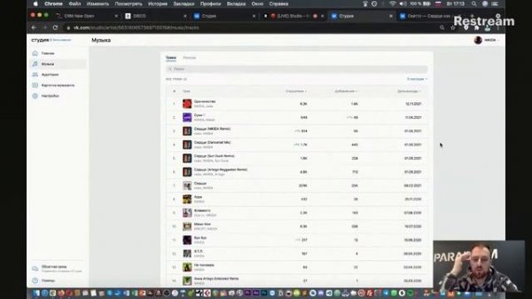 VK Кабинет Артиста / ВК Студия для музыкантов (обзор новой фичи в VK)