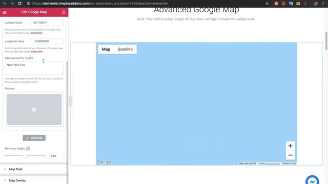 Advanced Google Maps using The Plus Addons for Elementor смотреть онлайн